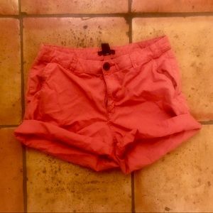 H&M Brand Coral Shorts